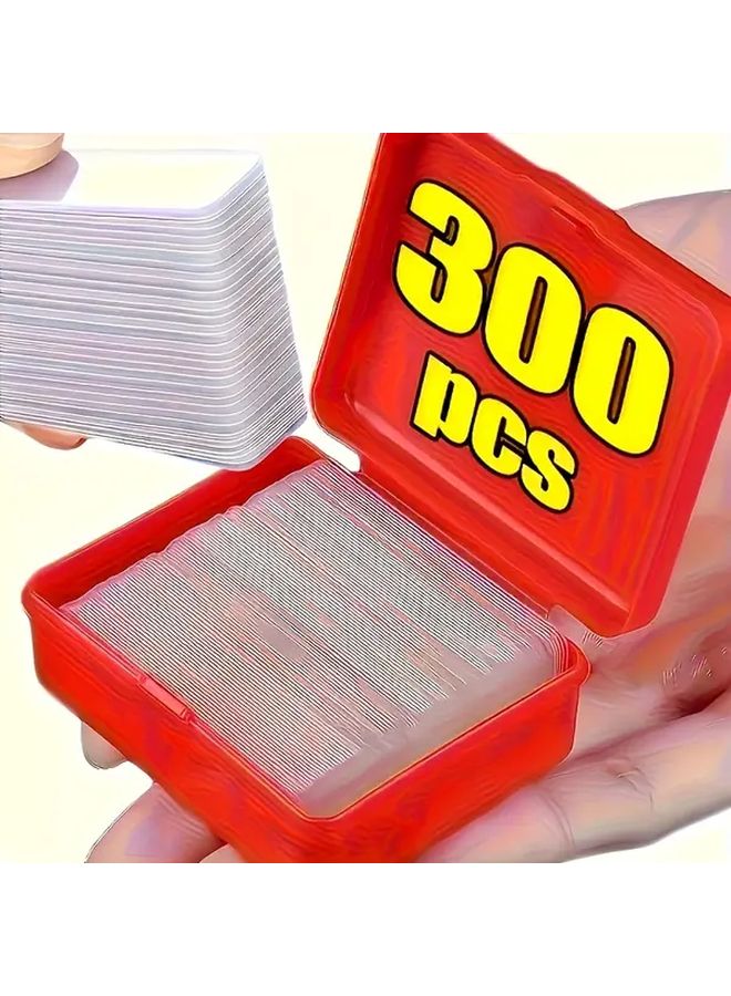 300 قطعة شريط لاصق قوي مزدوج الوجه قابلة لإعادة الاستخدام بدون بقايا ملصقات الحائط - Image 1